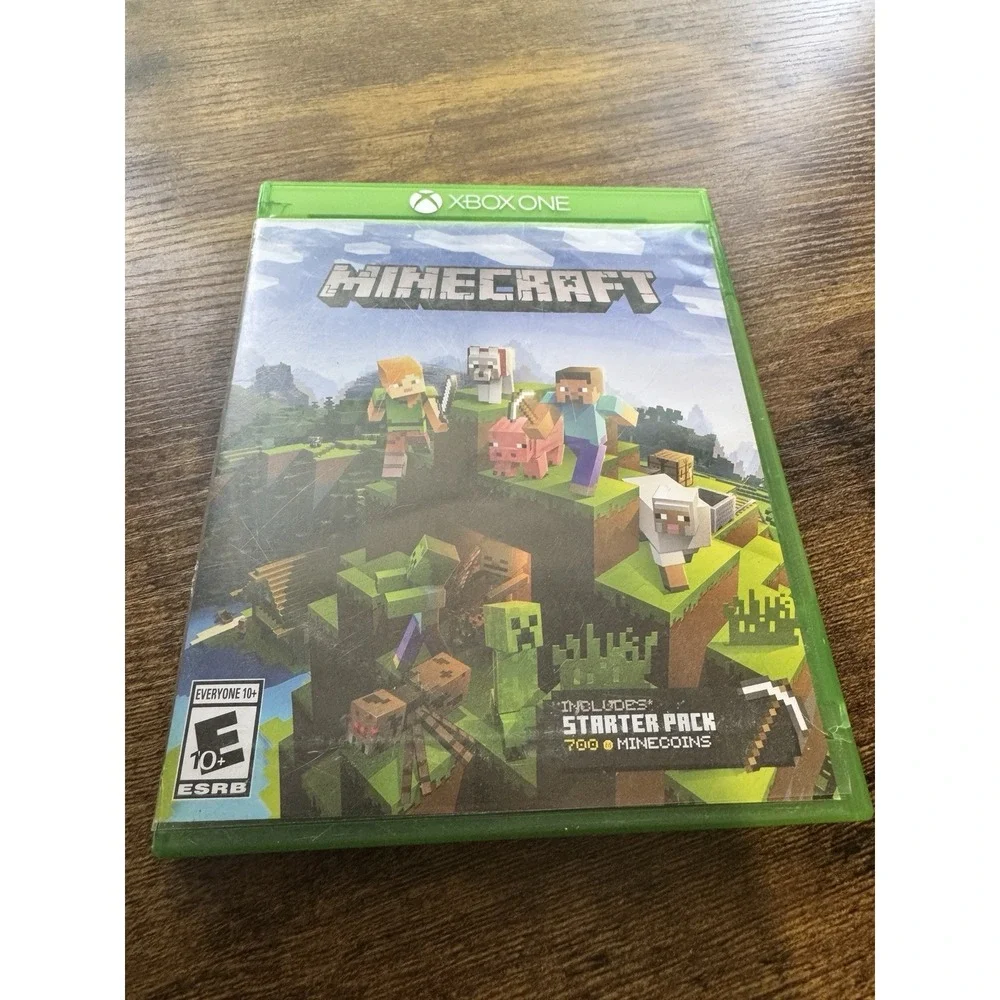 Minecraft Starter Collection Xbox One Complete CIB Tested Includes Disc Mojang